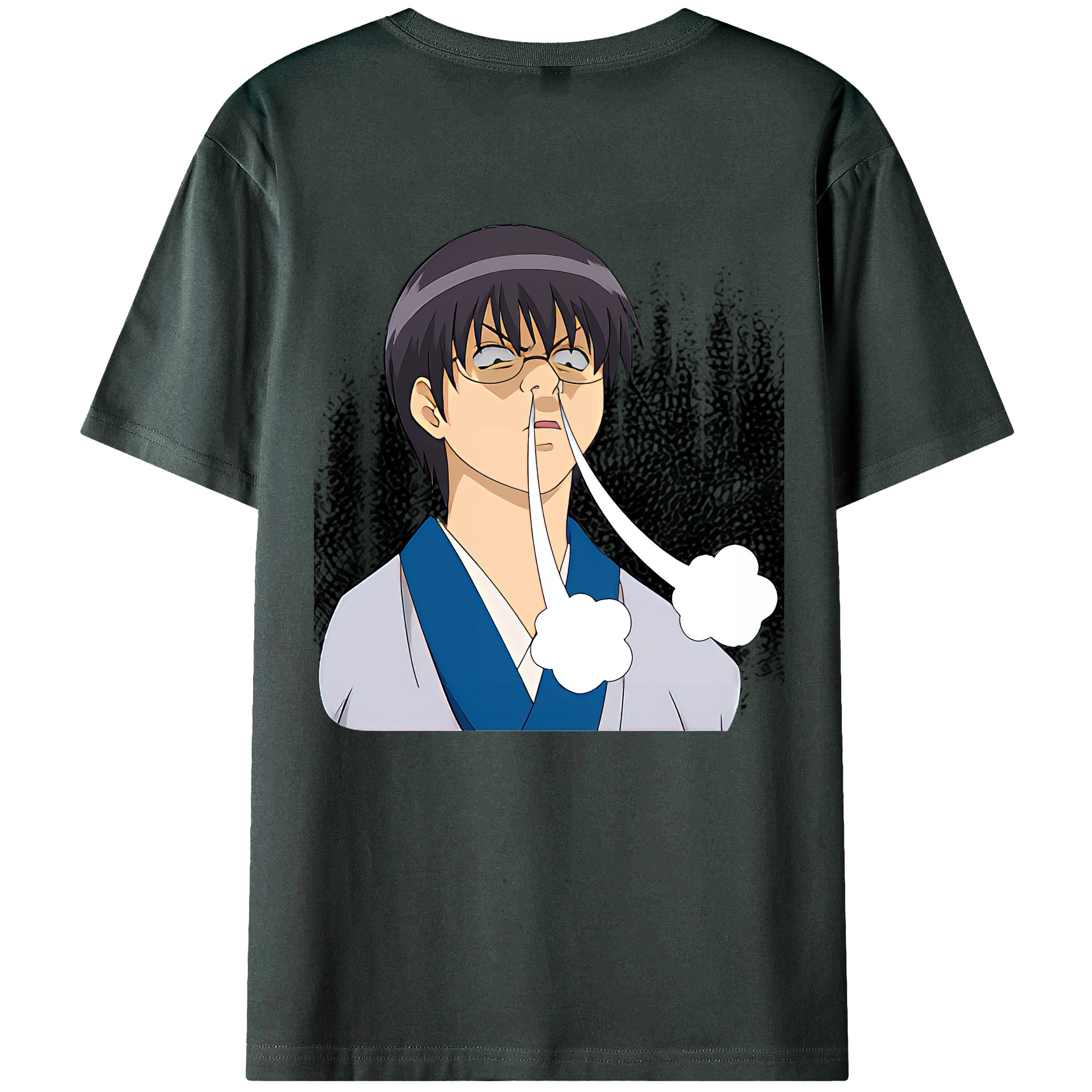 （画像用） ぎんたま 坂田銀時（さかたぎんとき） 神楽 志村新八（しむら しんぱち） GINTAMA Sakata Gintoki Kagura Shimura Shinpachi 綿100％ メンズ半袖Tシャツ（バックプリント） 通気性